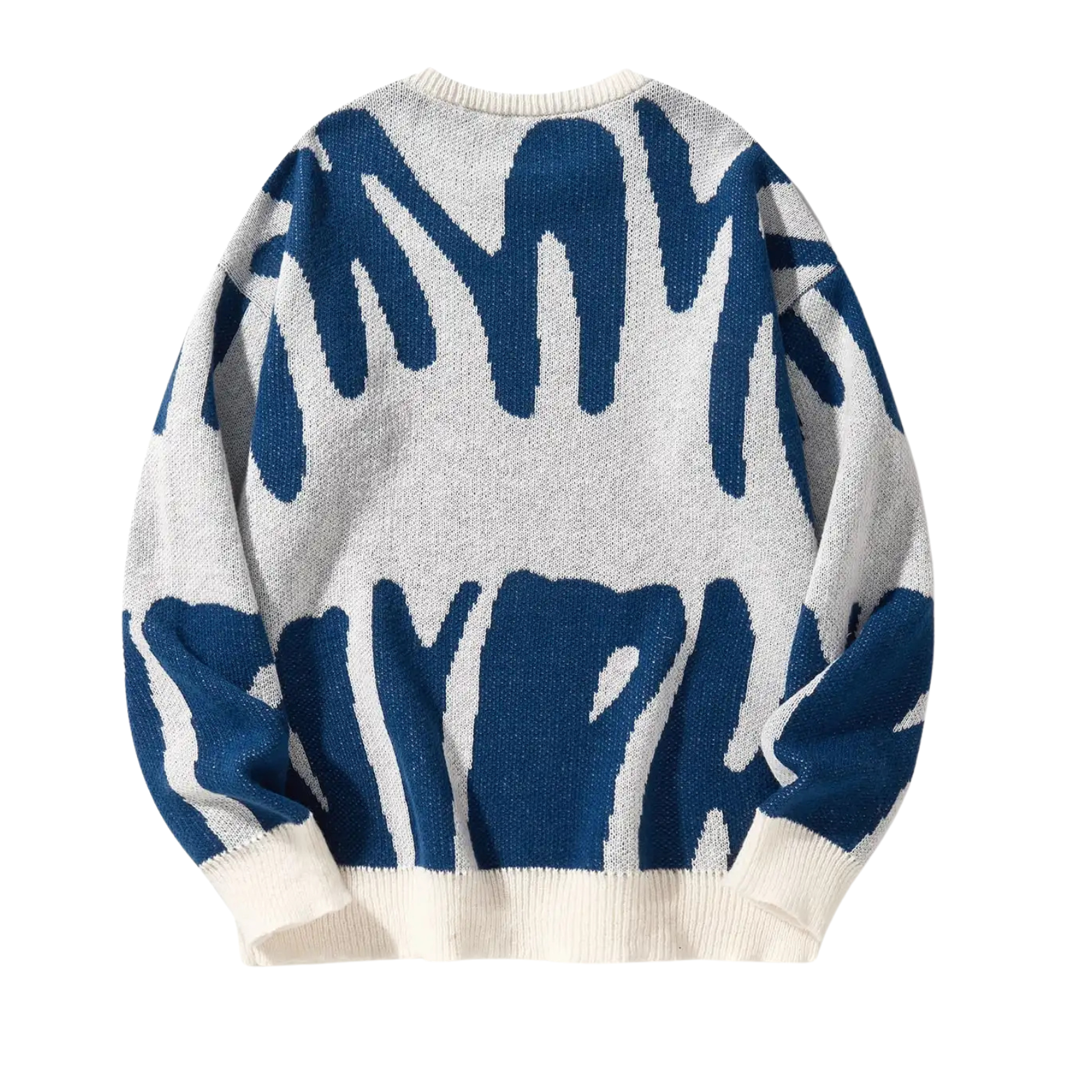 Men's Jacquard Knit Pullover Sweater