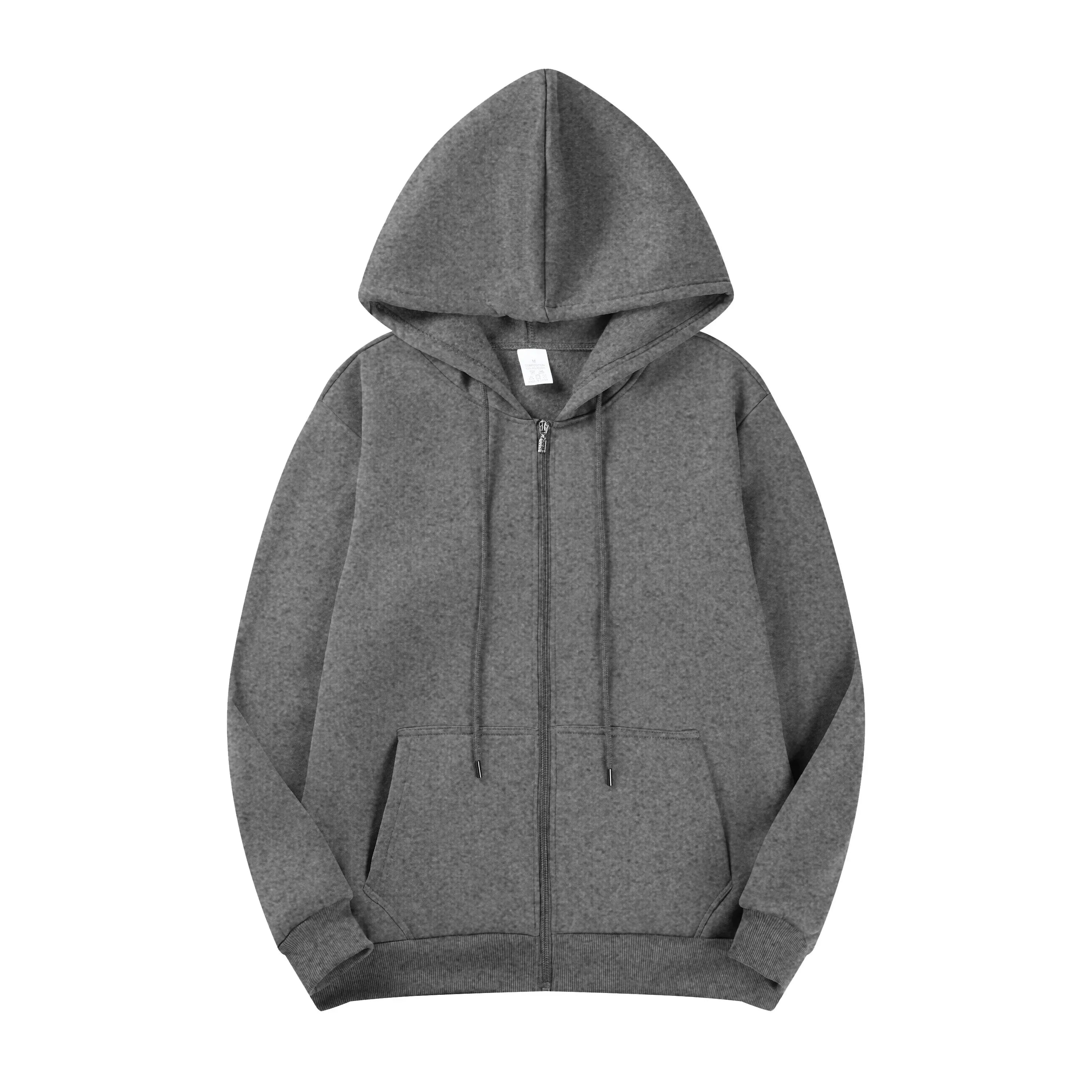 Herren-Hoodie mit Reißverschluss und Fleece-Futter