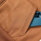 Men's Fleece-Lined Zip-Up Hoodie