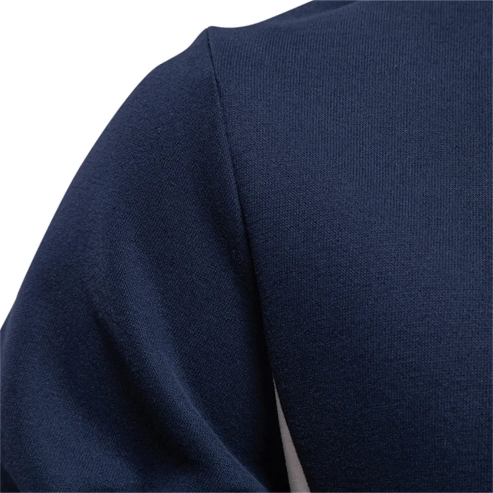 Men's Patchwork Crew Neck Sweatshirt