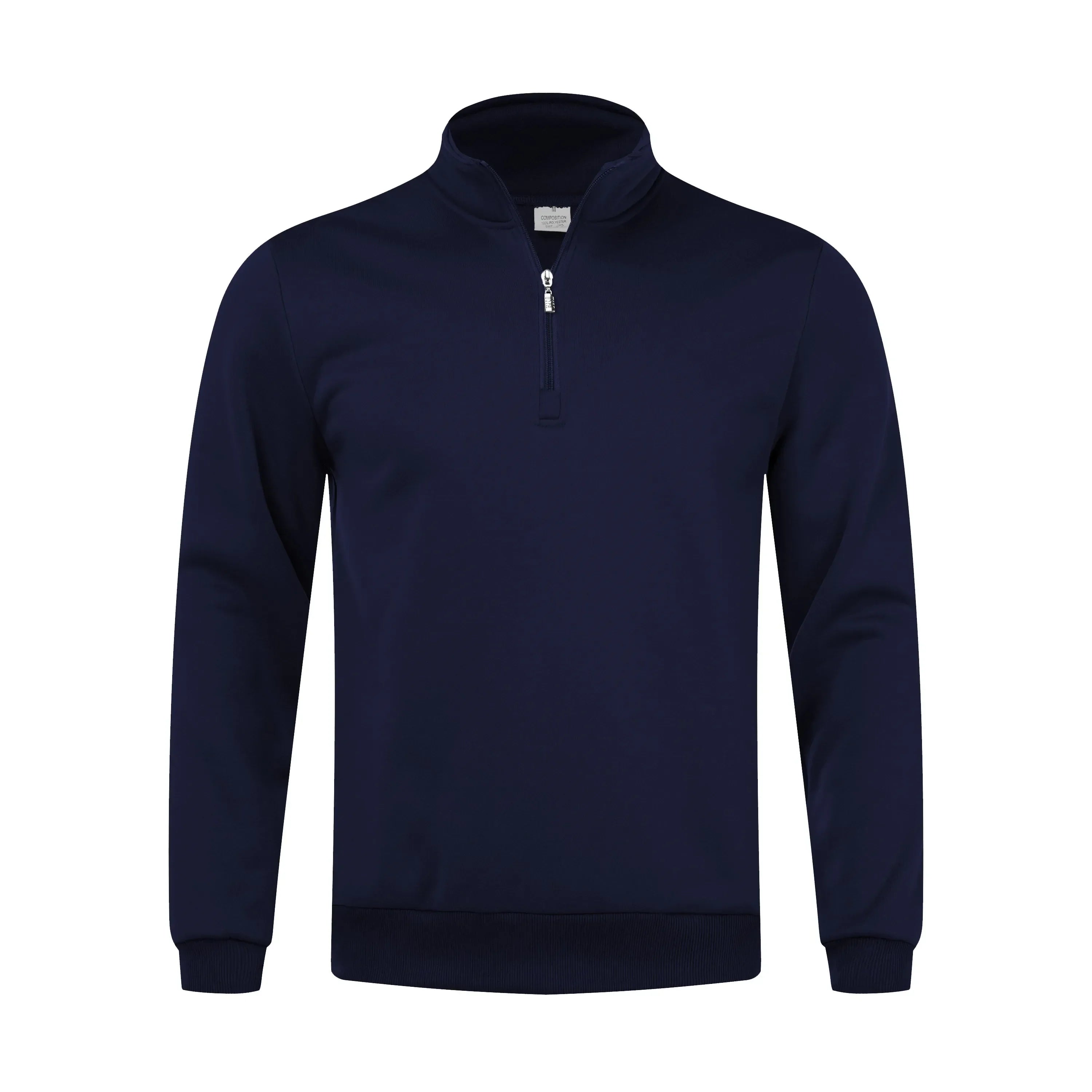 Herren-Pullover mit Viertelreißverschluss