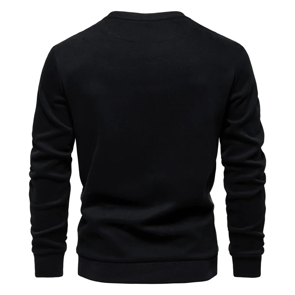Men's Patchwork Crew Neck Sweatshirt