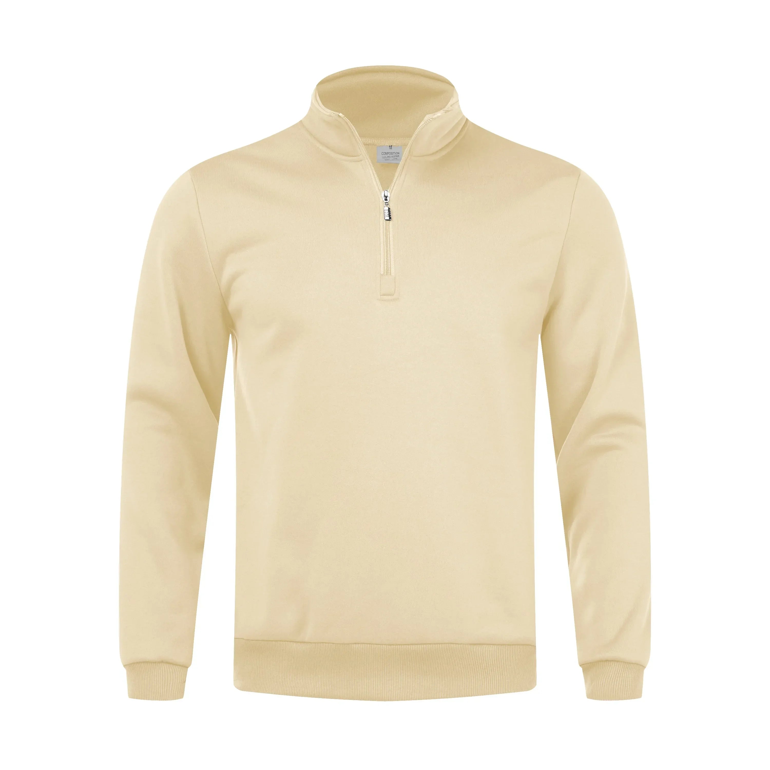 Herren-Pullover mit Viertelreißverschluss