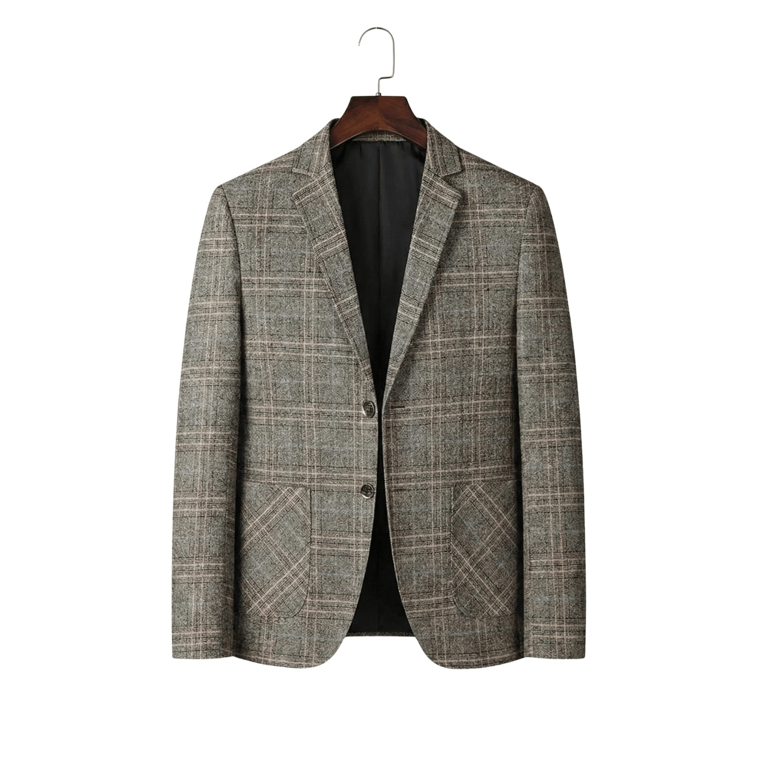 Men's Slim Fit V-Neck Casual Blazer