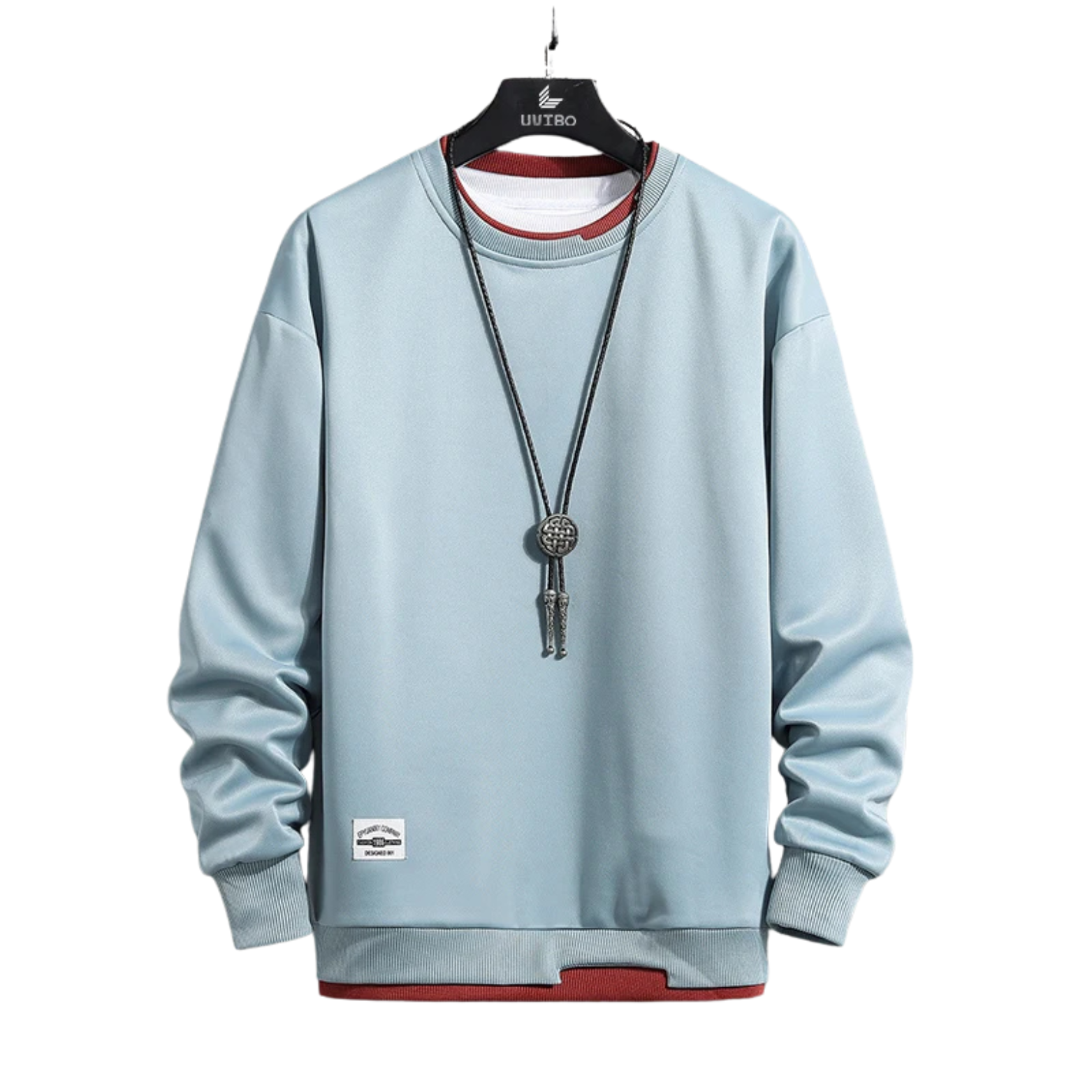 Herren-Strickpullover mit Rundhalsausschnitt