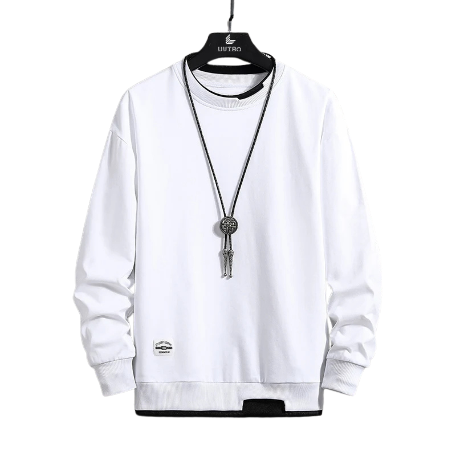 Herren-Strickpullover mit Rundhalsausschnitt