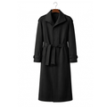 Men's Slim-Fit Windbreaker Trench Coat