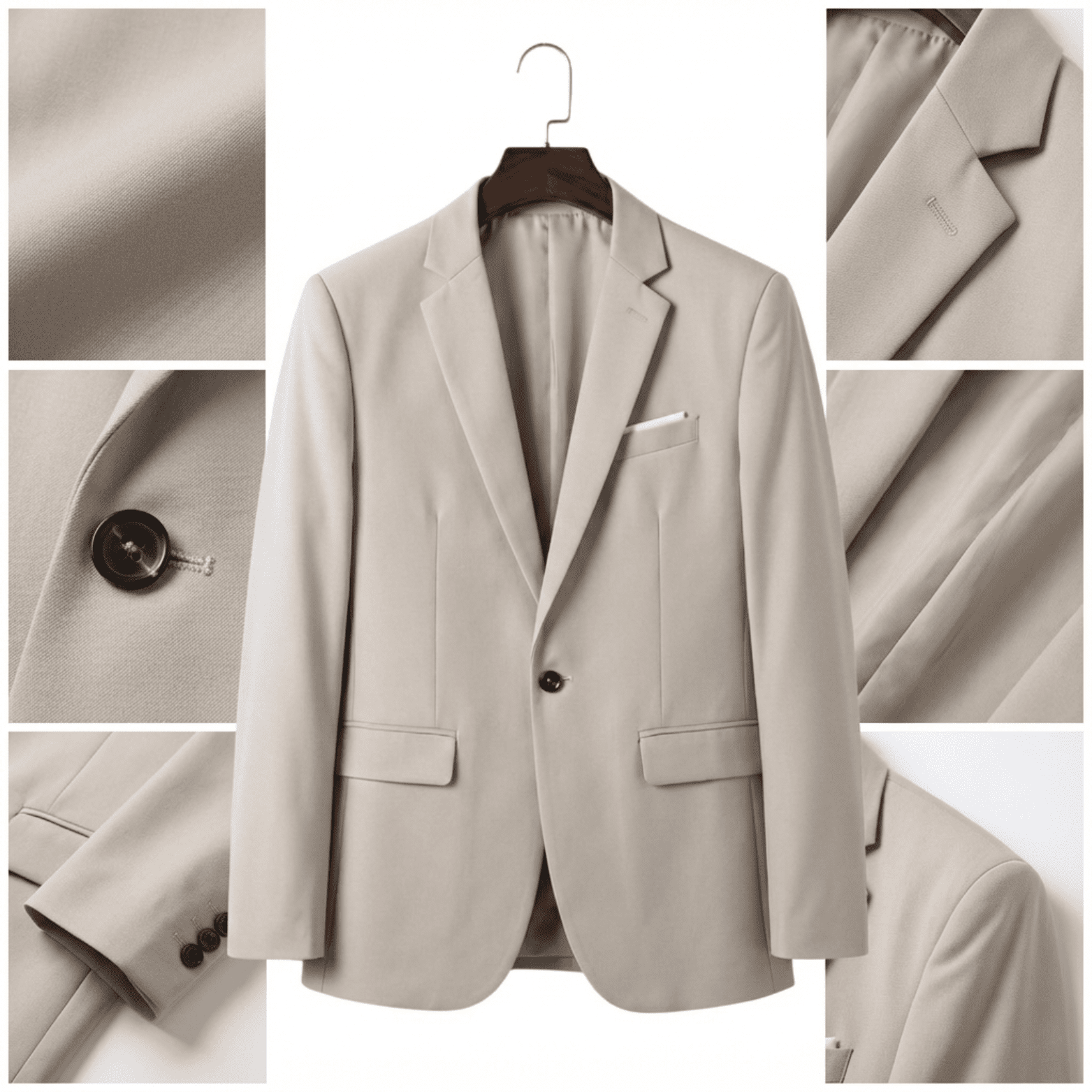 Men's Single-Button Blazer