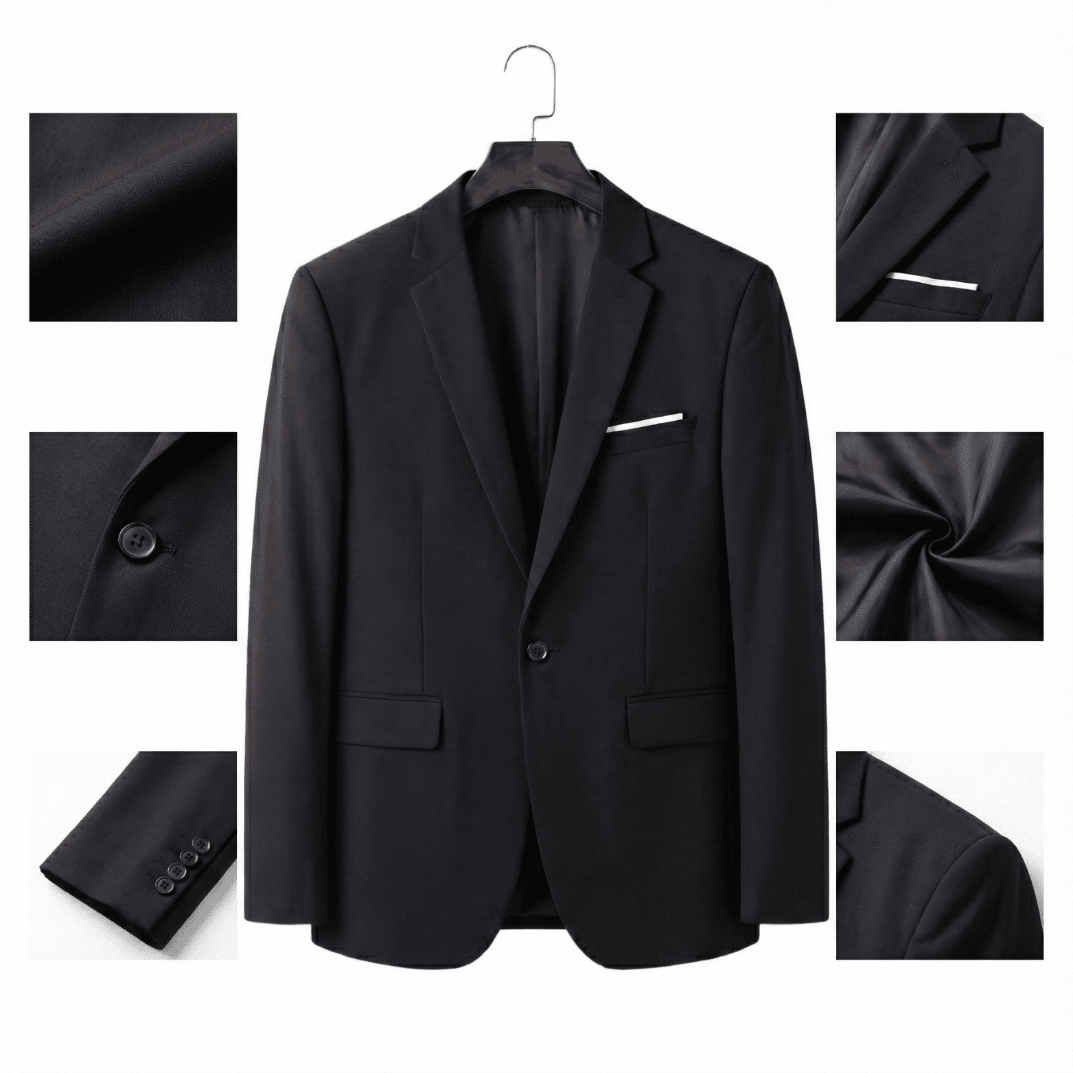 Men's Single-Button Blazer