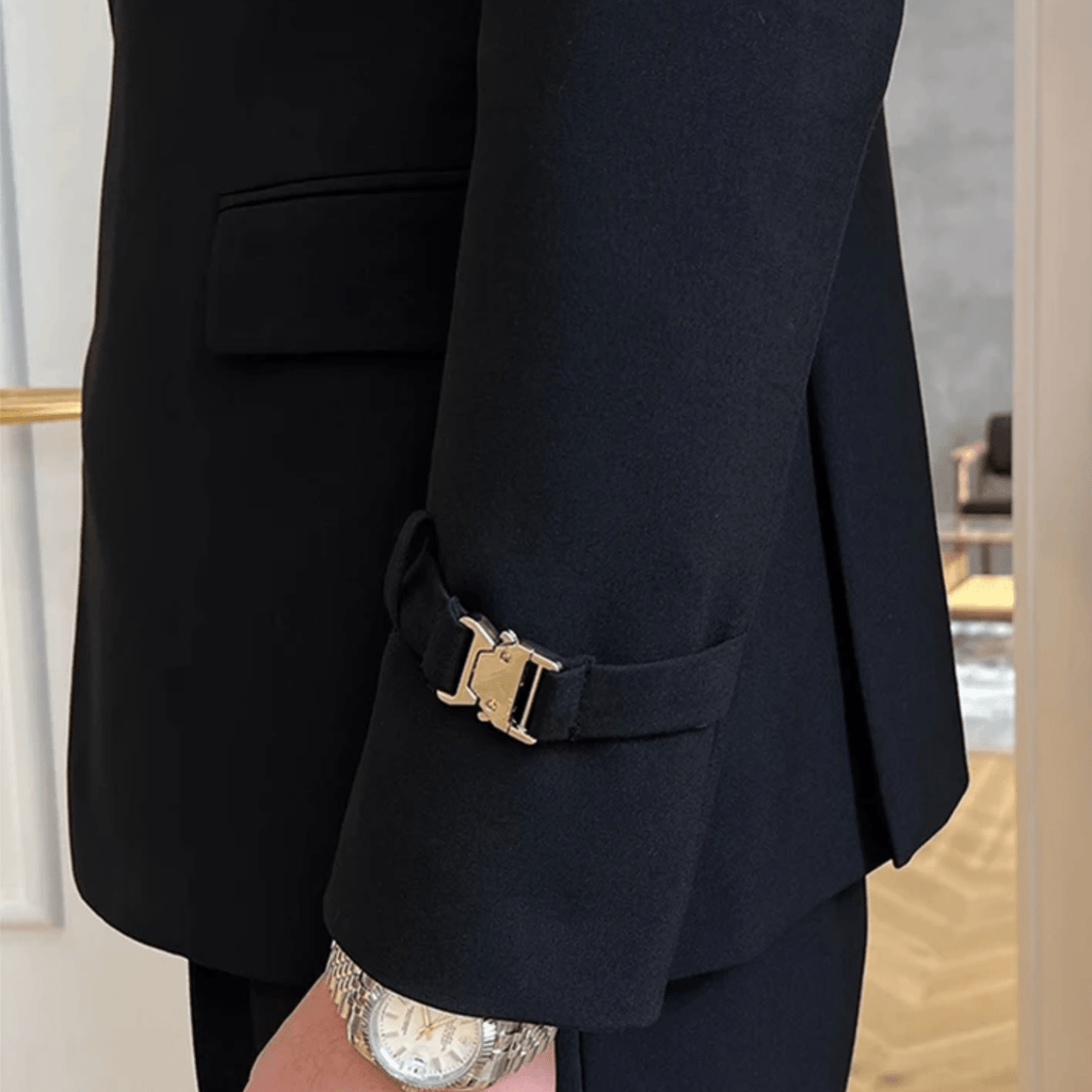 Men's Slim Fit Single-Button Blazer