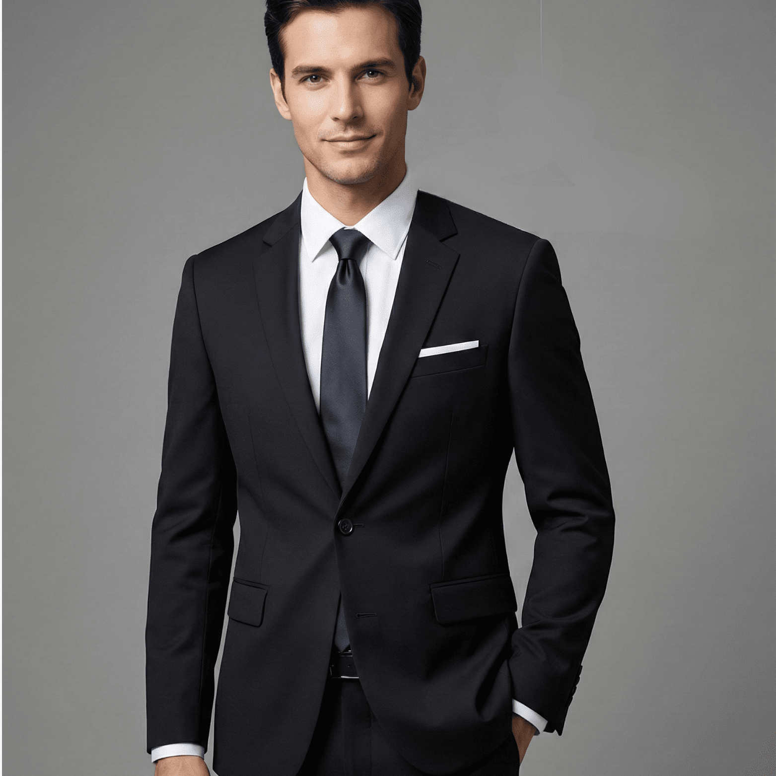 Men's Single-Button Blazer