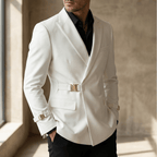 Men's Slim Fit Single-Button Blazer