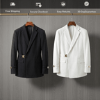 Men's Slim Fit Single-Button Blazer