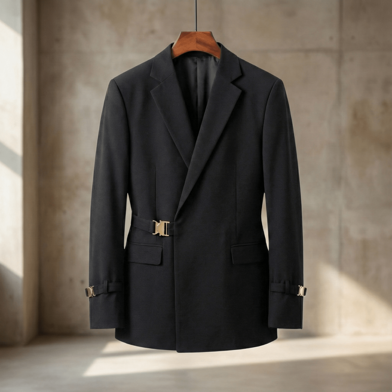 Men's Slim Fit Single-Button Blazer