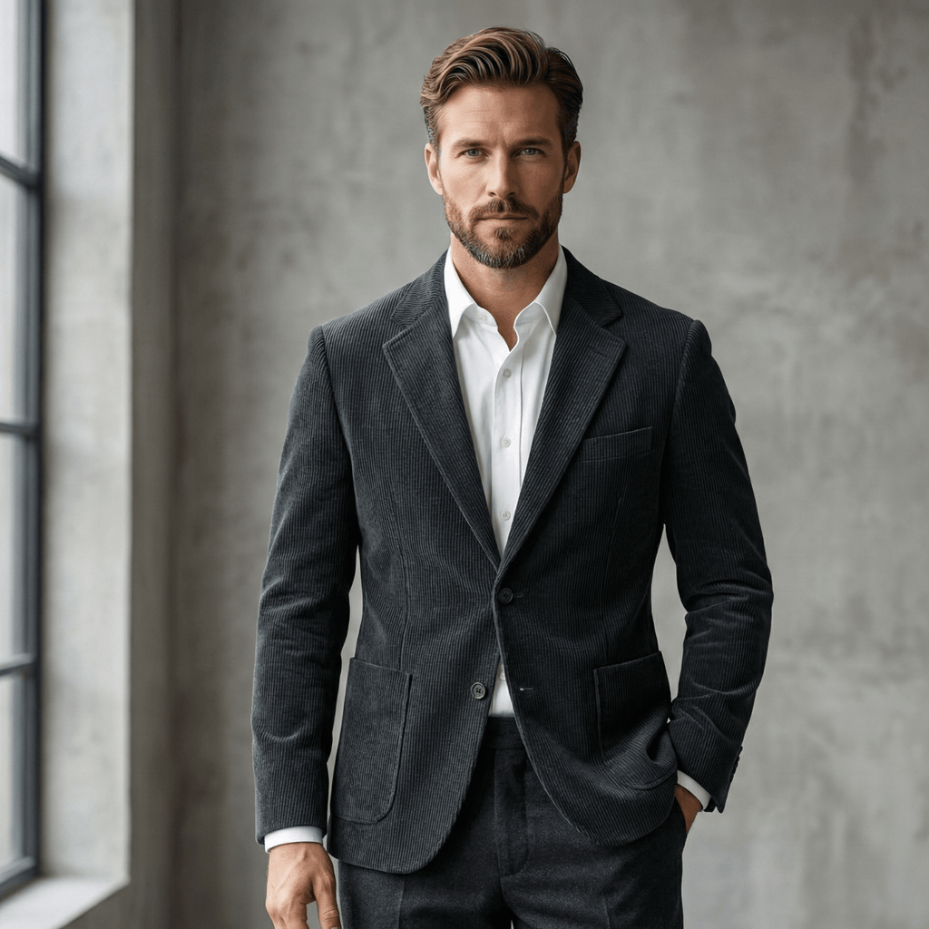 Men's Corduroy Casual Blazer