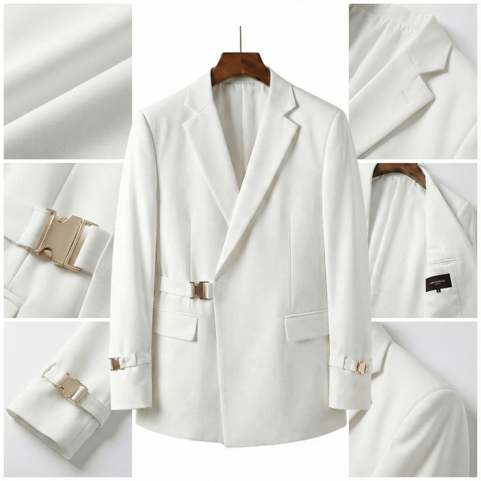 Men's Slim Fit Single-Button Blazer