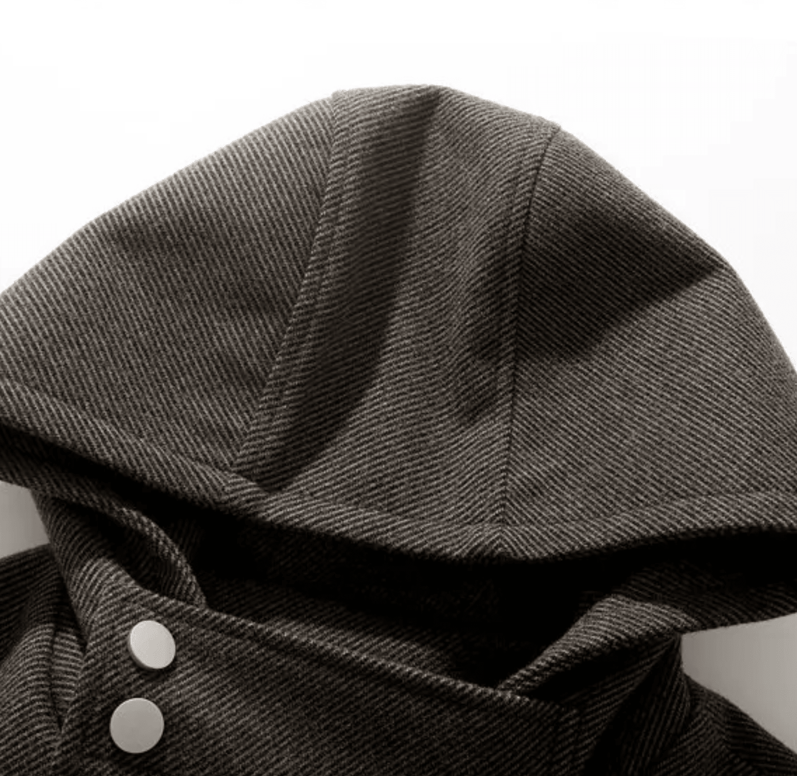 Herenwindbreaker-trenchcoat met capuchon