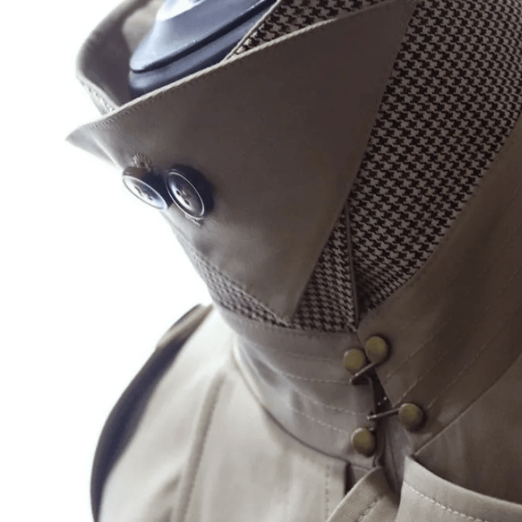 Herren-Trenchcoat mit zweireihiger Knopfleiste
