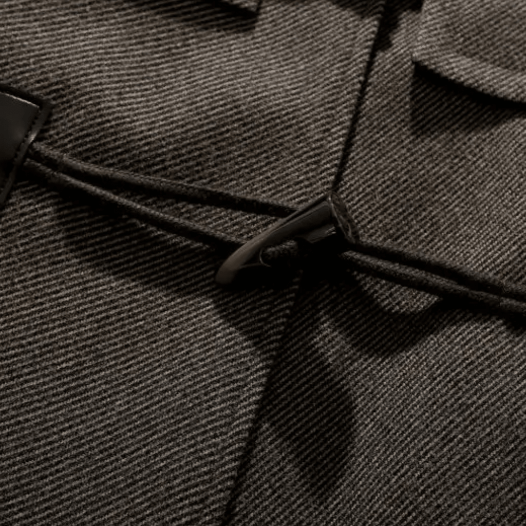 Herenwindbreaker-trenchcoat met capuchon