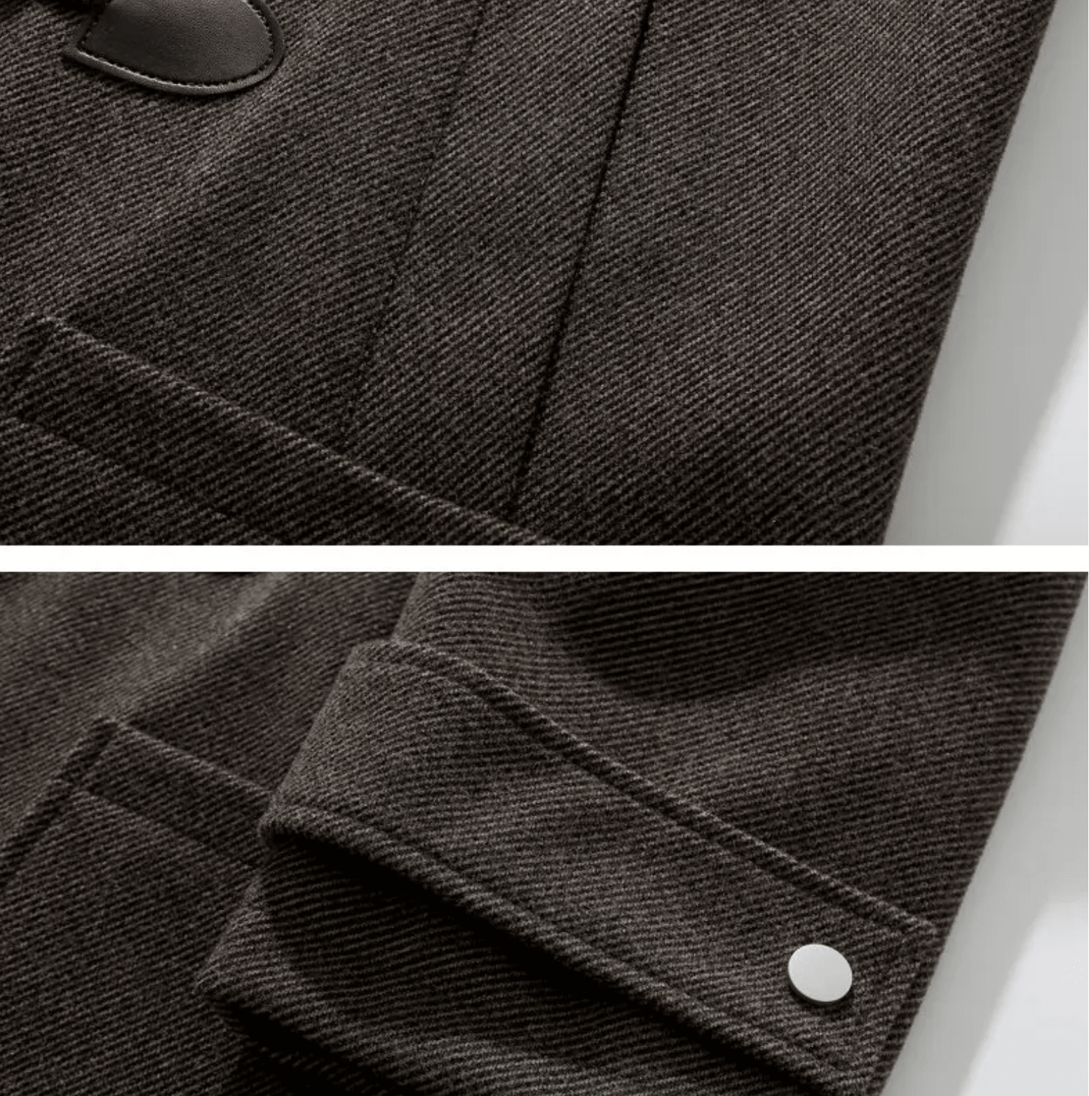 Herenwindbreaker-trenchcoat met capuchon