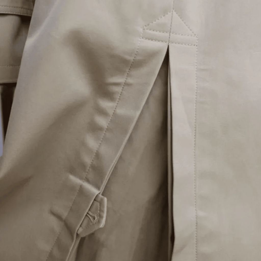 Herren-Trenchcoat mit zweireihiger Knopfleiste