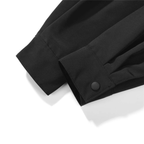 Lange taktische Techwear-Trenchjacke für Herren – Wintermantel
