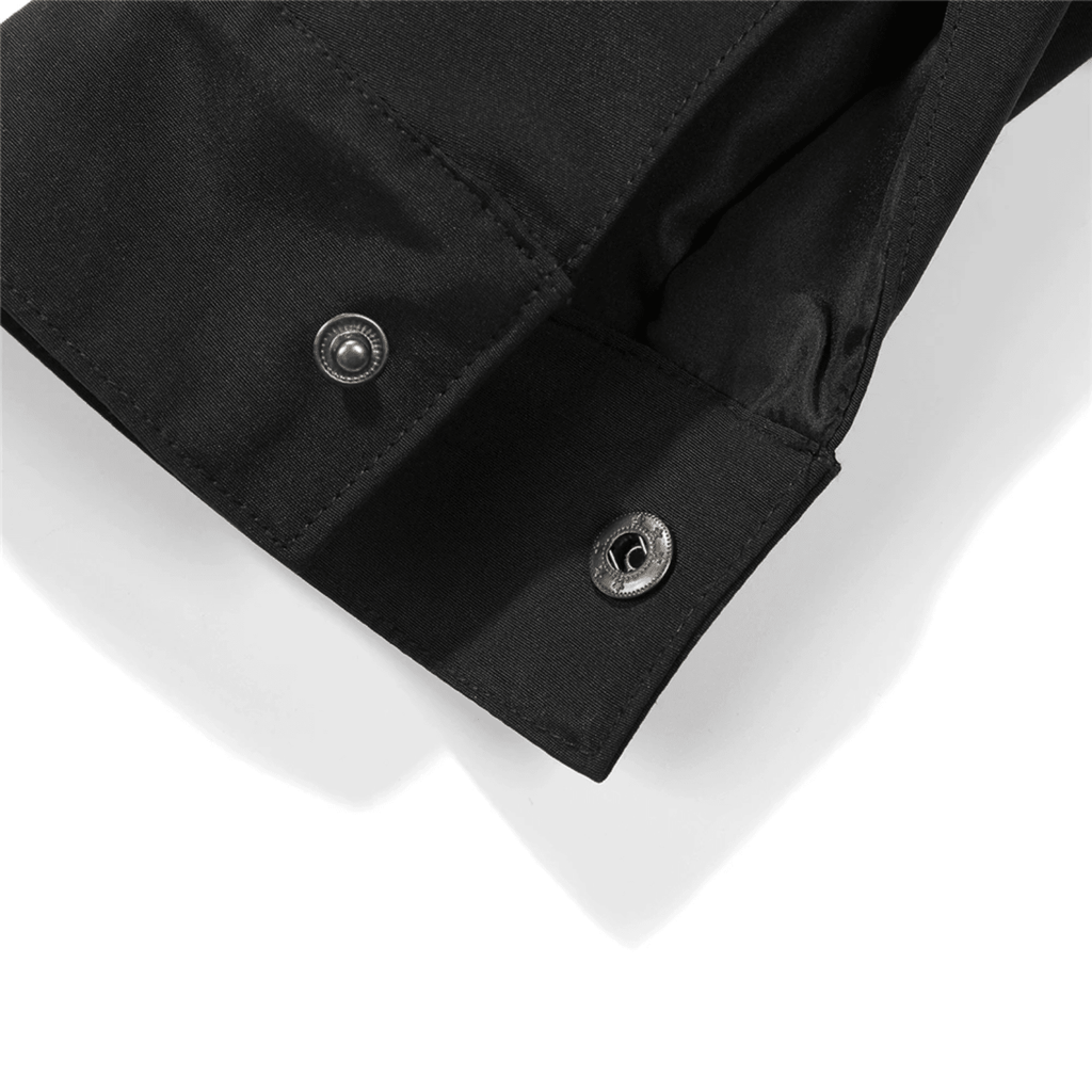 Lange taktische Techwear-Trenchjacke für Herren – Wintermantel
