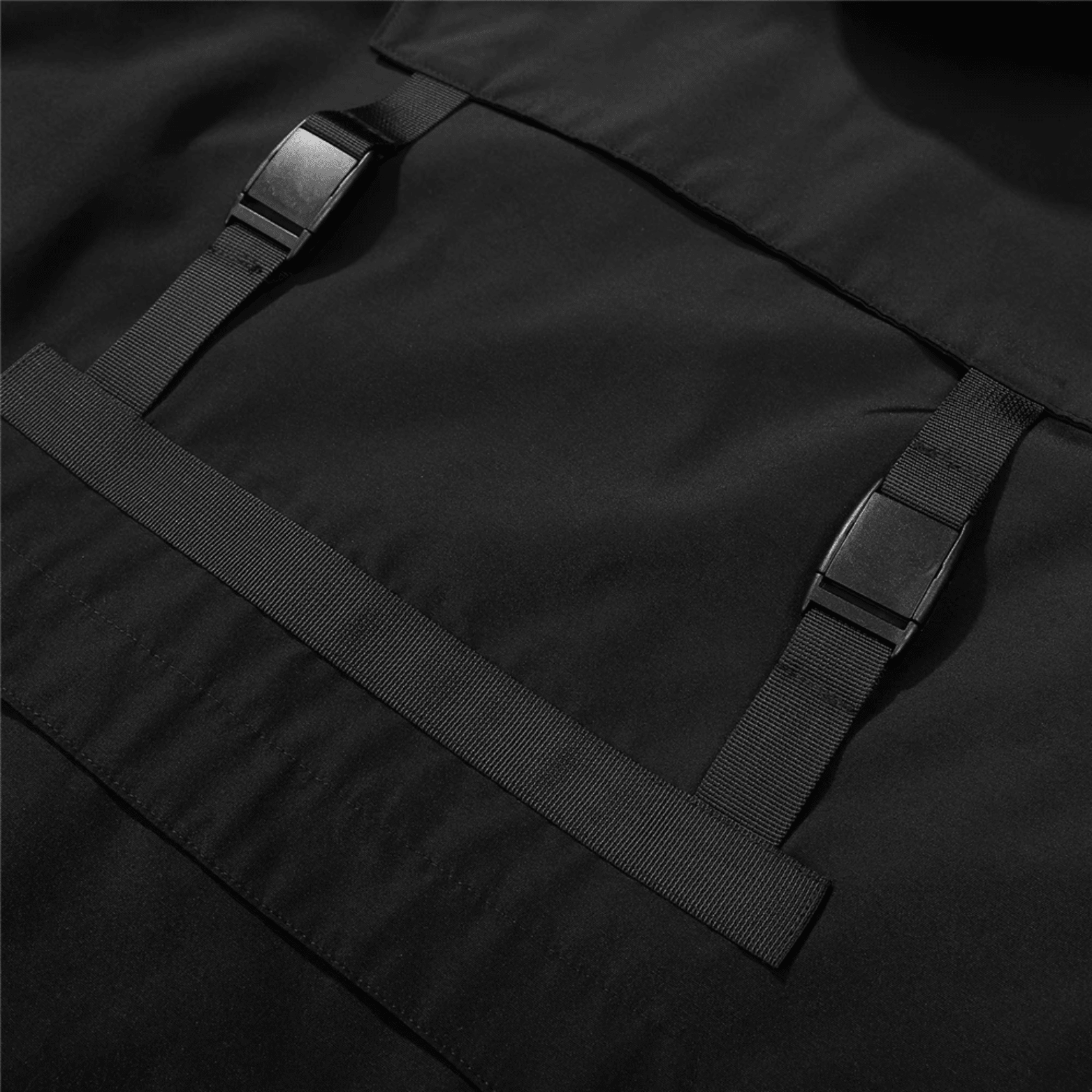 Lange taktische Techwear-Trenchjacke für Herren – Wintermantel