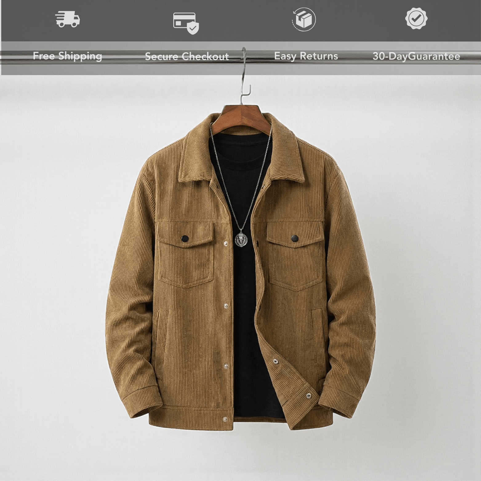 Men's Wide-Rib Corduroy Jacket