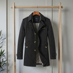 Men's Single-Breasted Trench Coat
