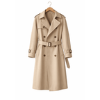 Herren-Trenchcoat mit zweireihiger Knopfleiste